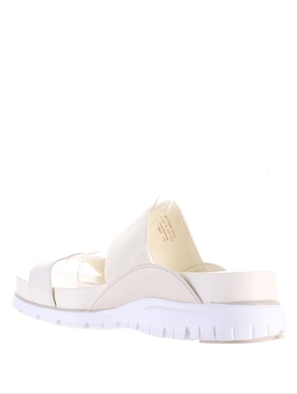 Cole Haan White Elastic Strap Sandal Zg Double Bnd Ivory Sandal 8.5 - Picture 7 of 10